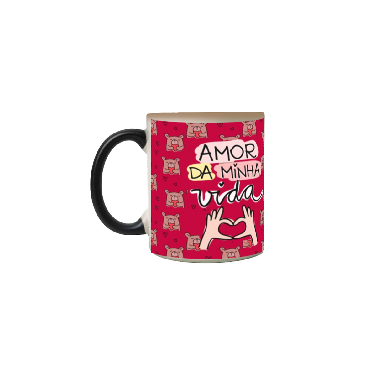 Nome do produto: Caneca Magica Amor da minha vida