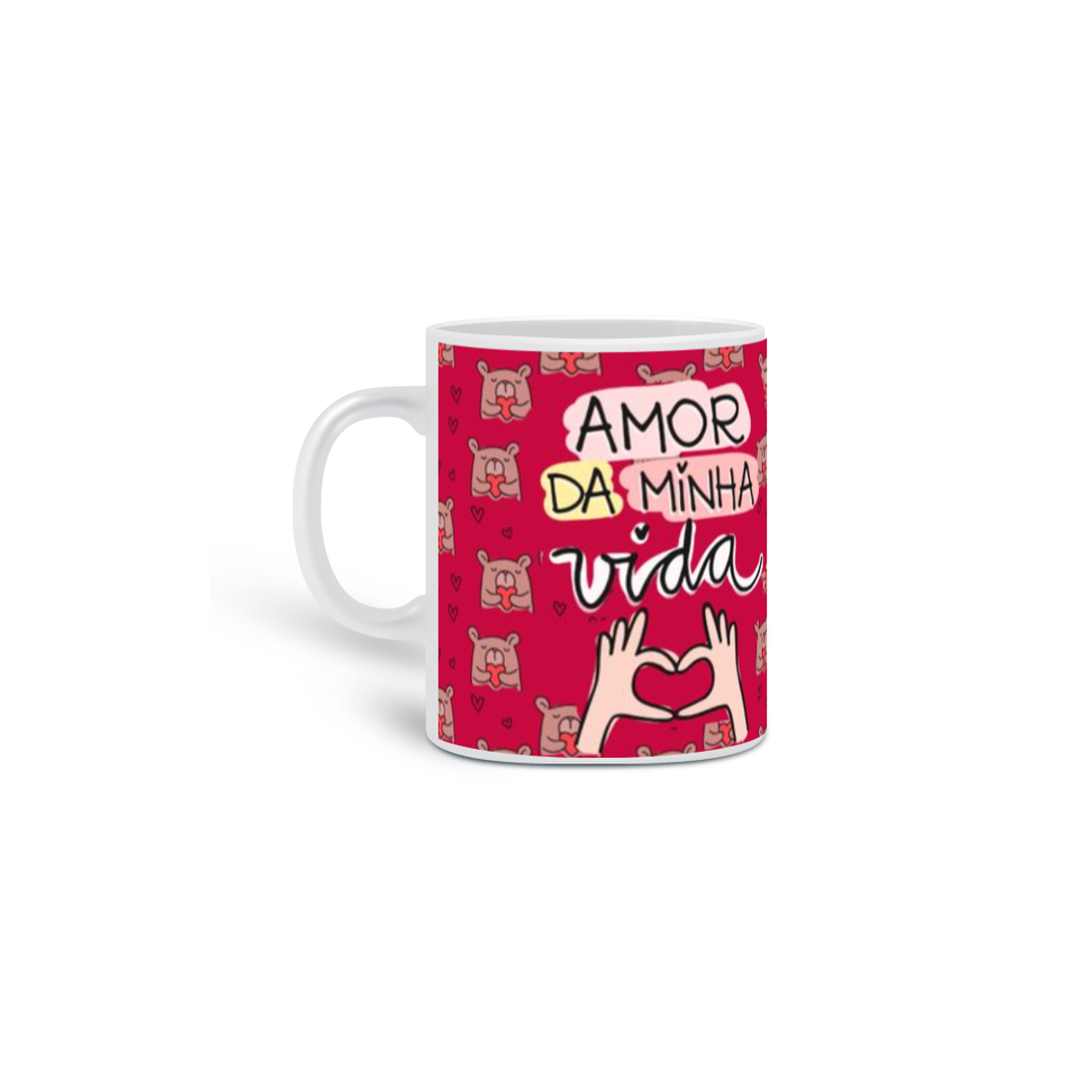 Nome do produto: Caneca Amor da minha vida