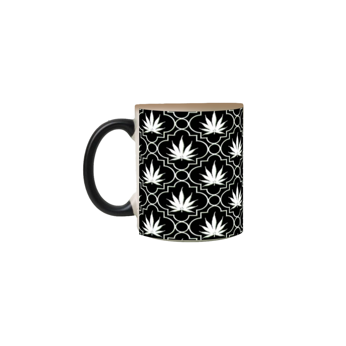 Nome do produto: Caneca Magica Weed Black