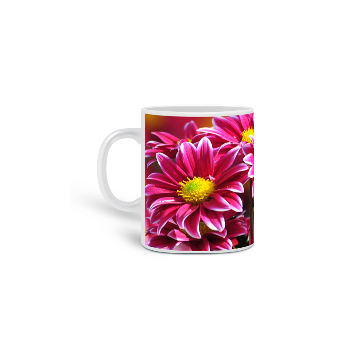 Nome do produto: Caneca  Flor Rosa 