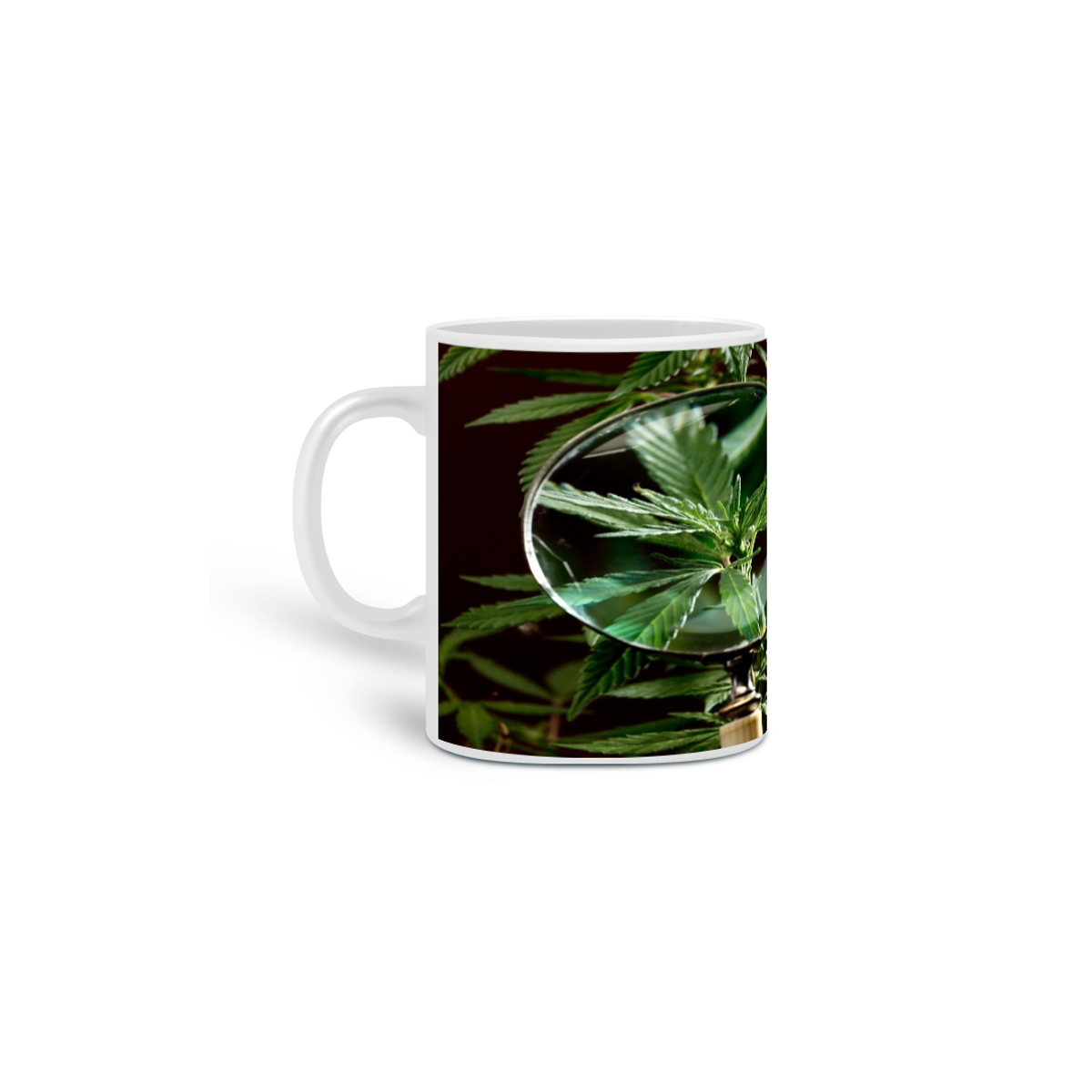 Nome do produto: Caneca weed lupa