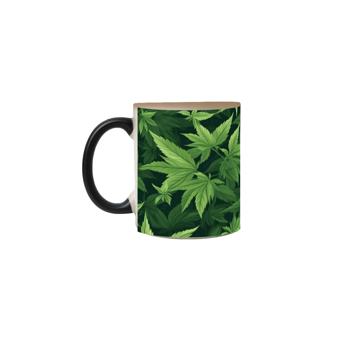 Nome do produto: Caneca Magica weed folhas 