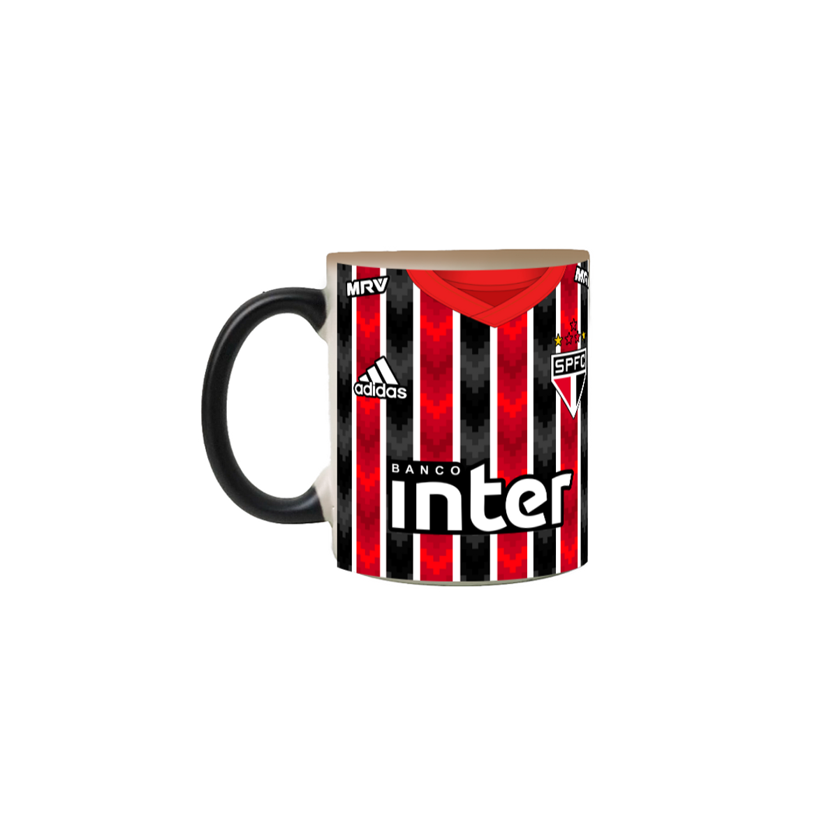 Nome do produto: Caneca Magica Sao paulo camiseta 10 Vermelha