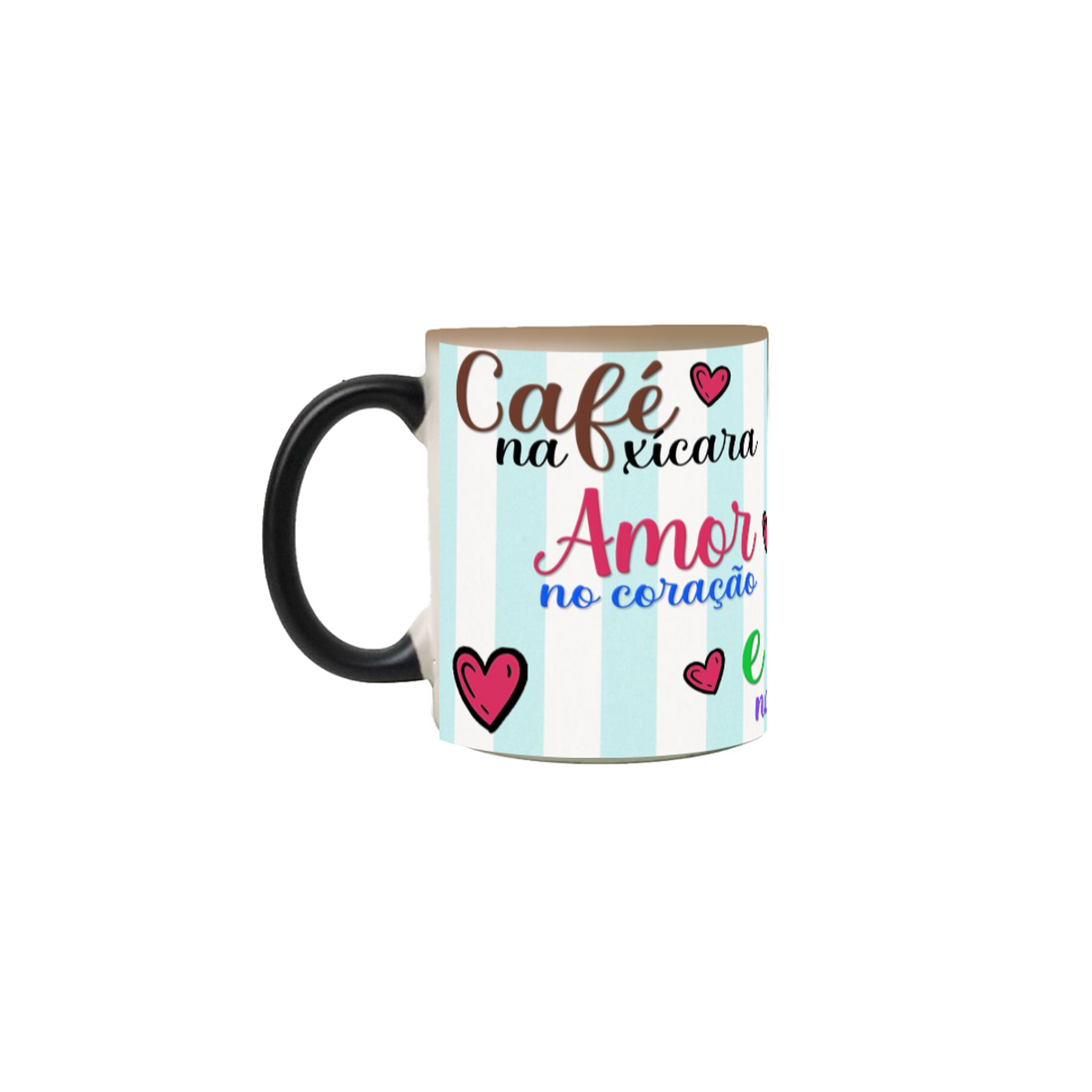 Nome do produto: Caneca Magica Amor no coração 