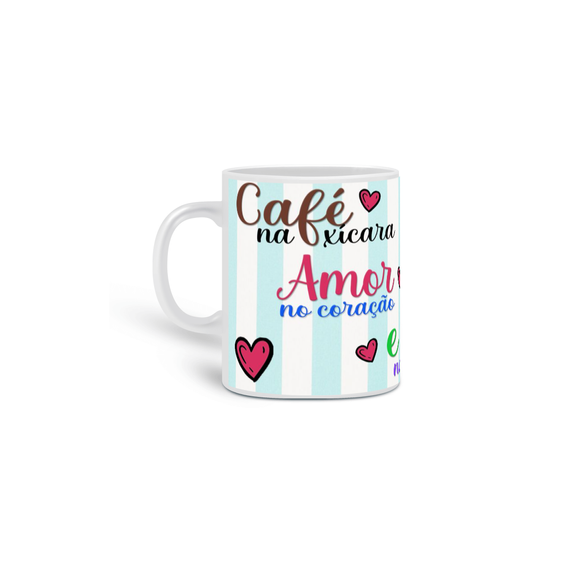 Caneca Amor no coração