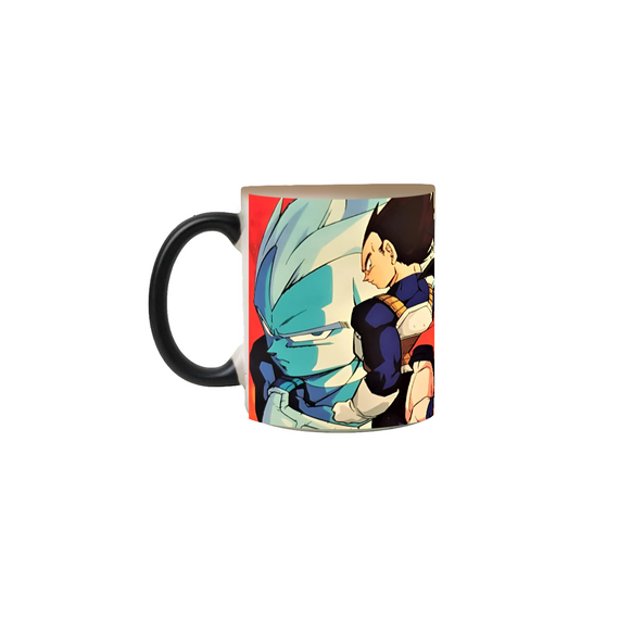 Caneca  Magica Dragon Ball Goku & Vegeta 