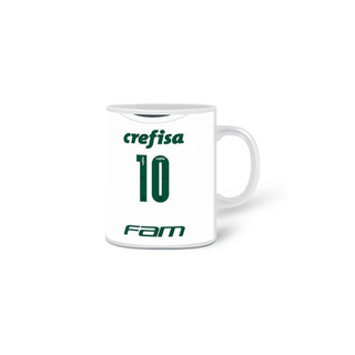 Nome do produtoCaneca Palmeiras camiseta 10