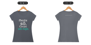 Nome do produtoCAMISA FEM TRAINING - Mente sã. Corpo um nojo.