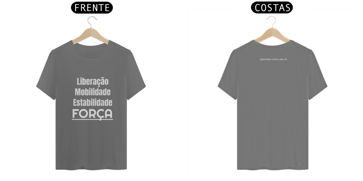 Nome do produto: T-SHIRT TRAINING - Liberação, mobilidade, estabilidade e força.