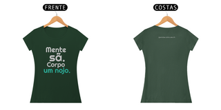 Nome do produtoCAMISA FEM TRAINING - Mente sã. Corpo um nojo.