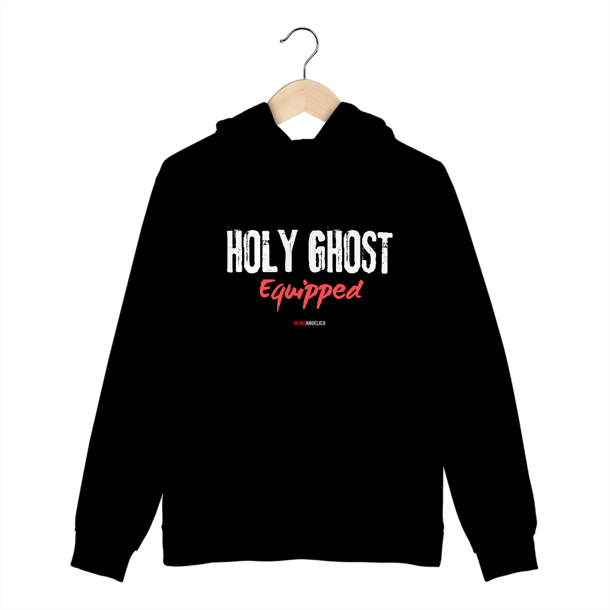 Nome do produto: Moletom Canguru - Holy Ghost Equipped