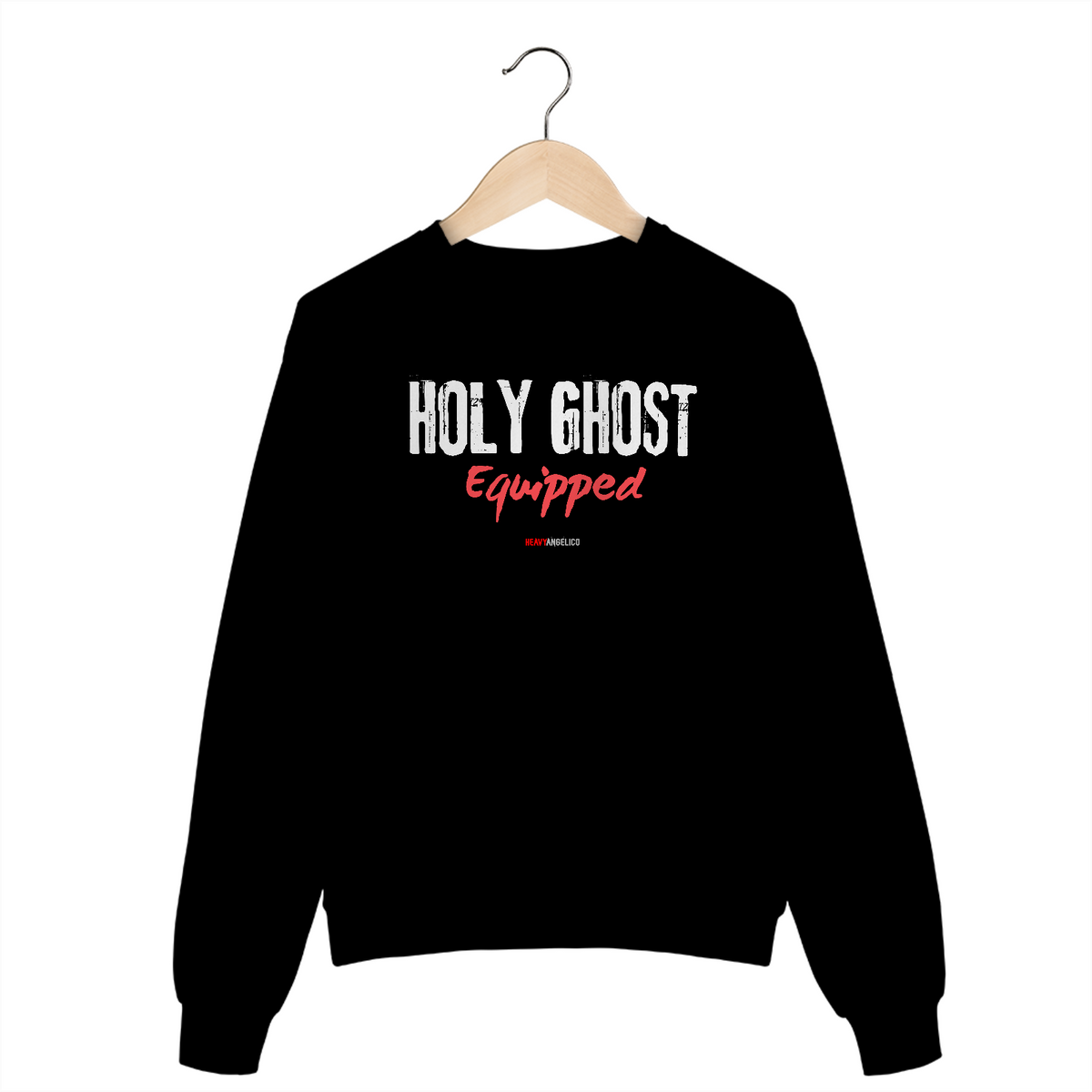 Nome do produto: Moletom Fechado - Holy Ghost Equipped