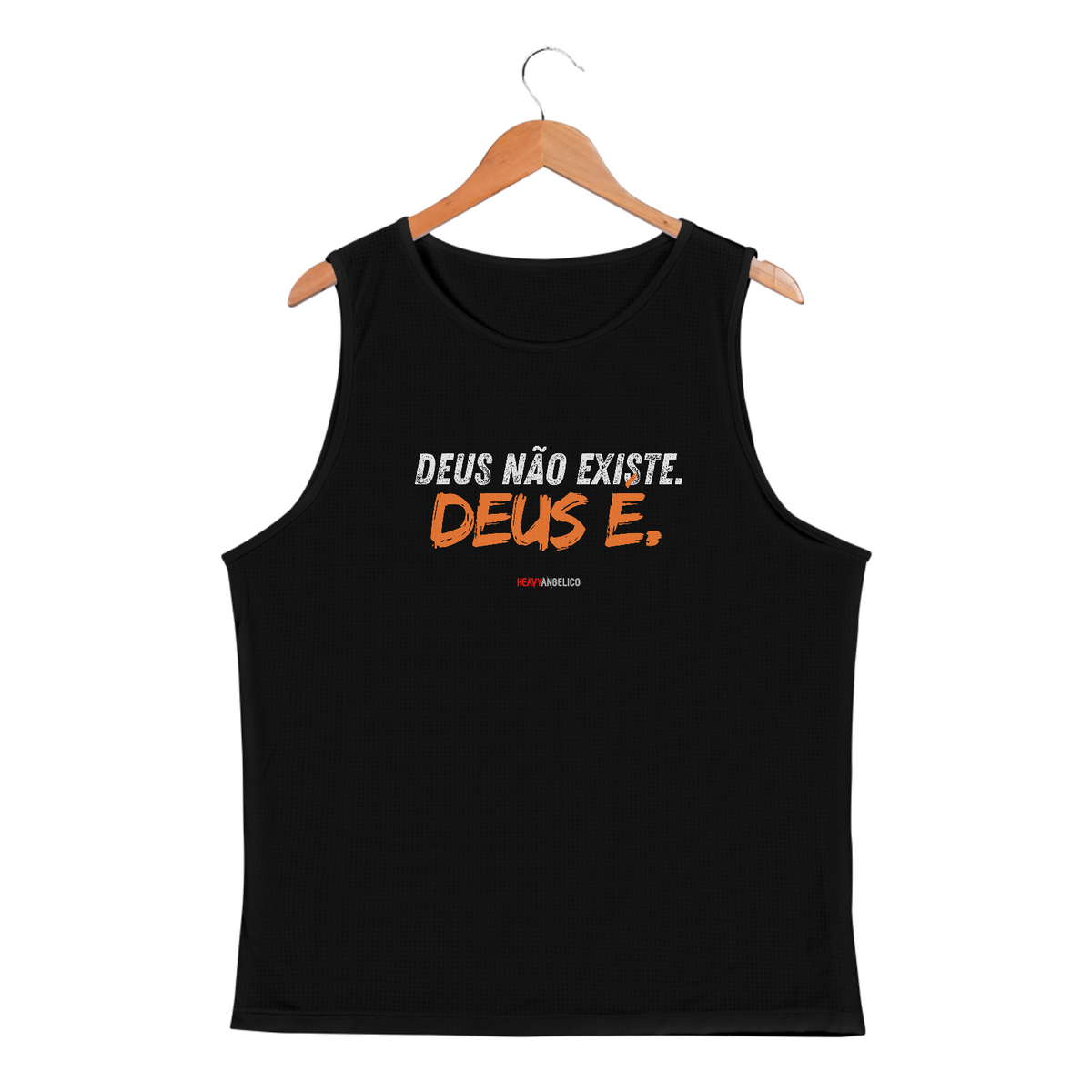 Nome do produto: Regata Deus não existe, Deus é  (Sport Dry UV Masculina)