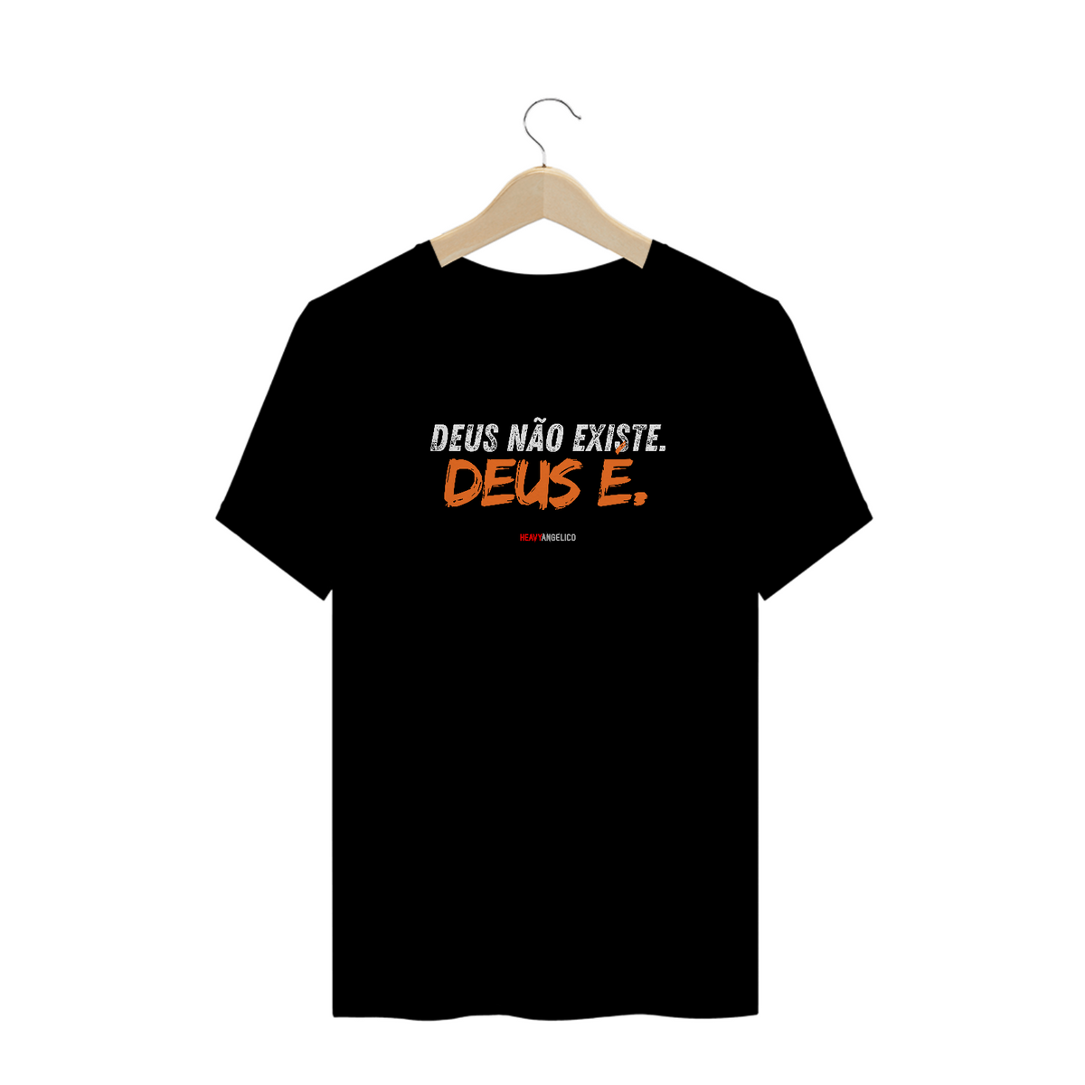 Nome do produto: Camiseta Deus não existe, Deus é (Plus Size)