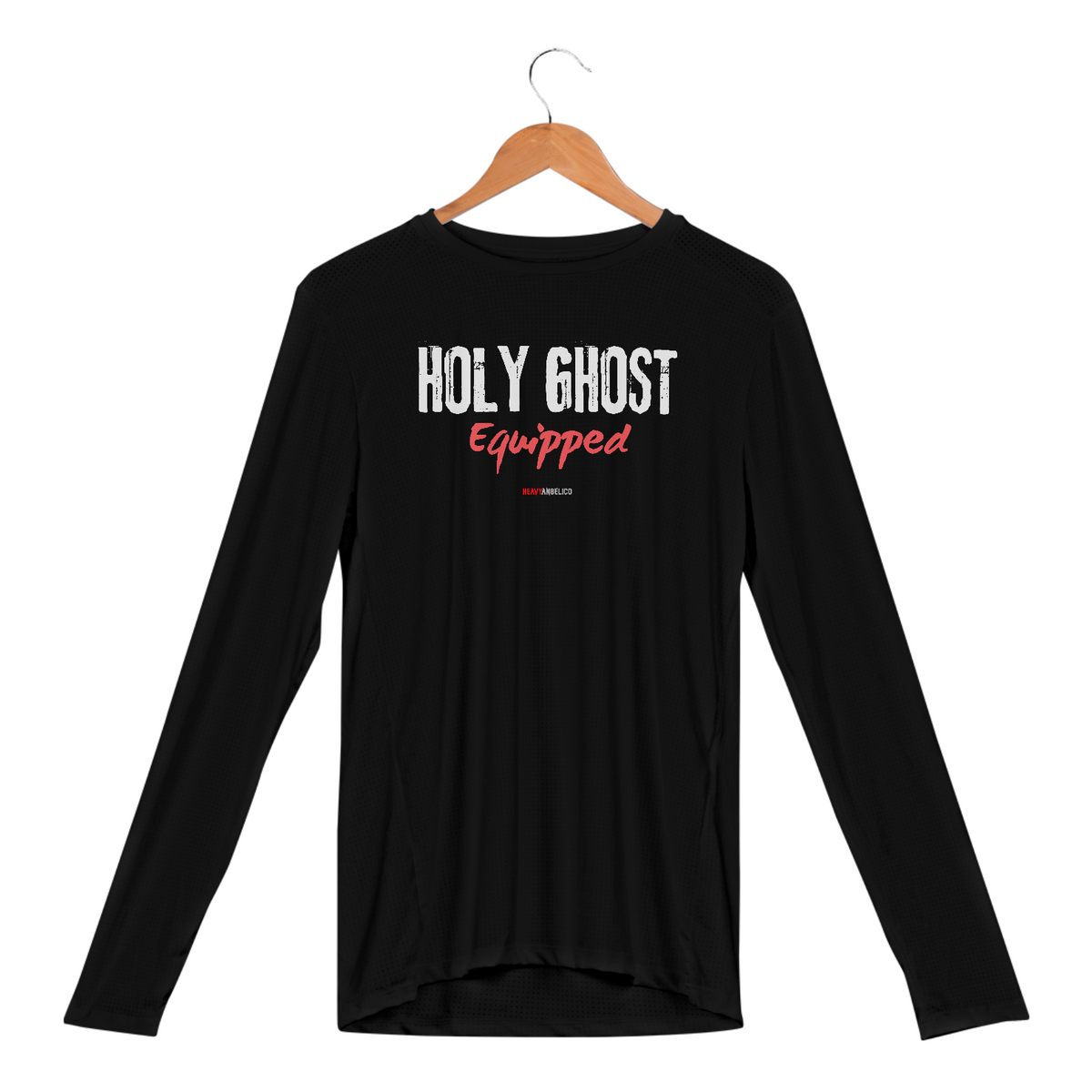 Nome do produto: Camisa Manga Longa Holy Ghost Equipped (Sport Dry UV Unissex) 