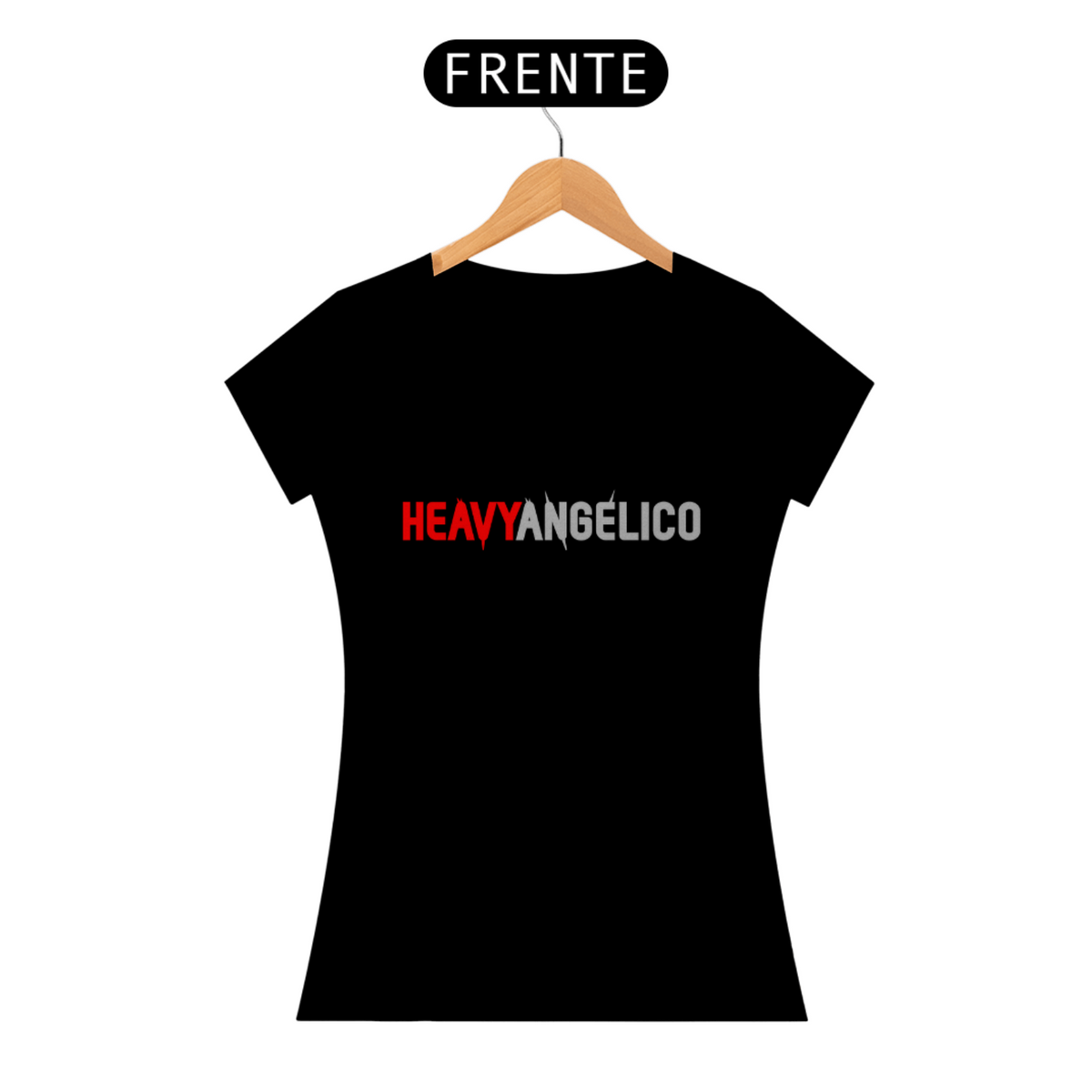 Nome do produto: Camiseta HeavyAngélico - Feminina