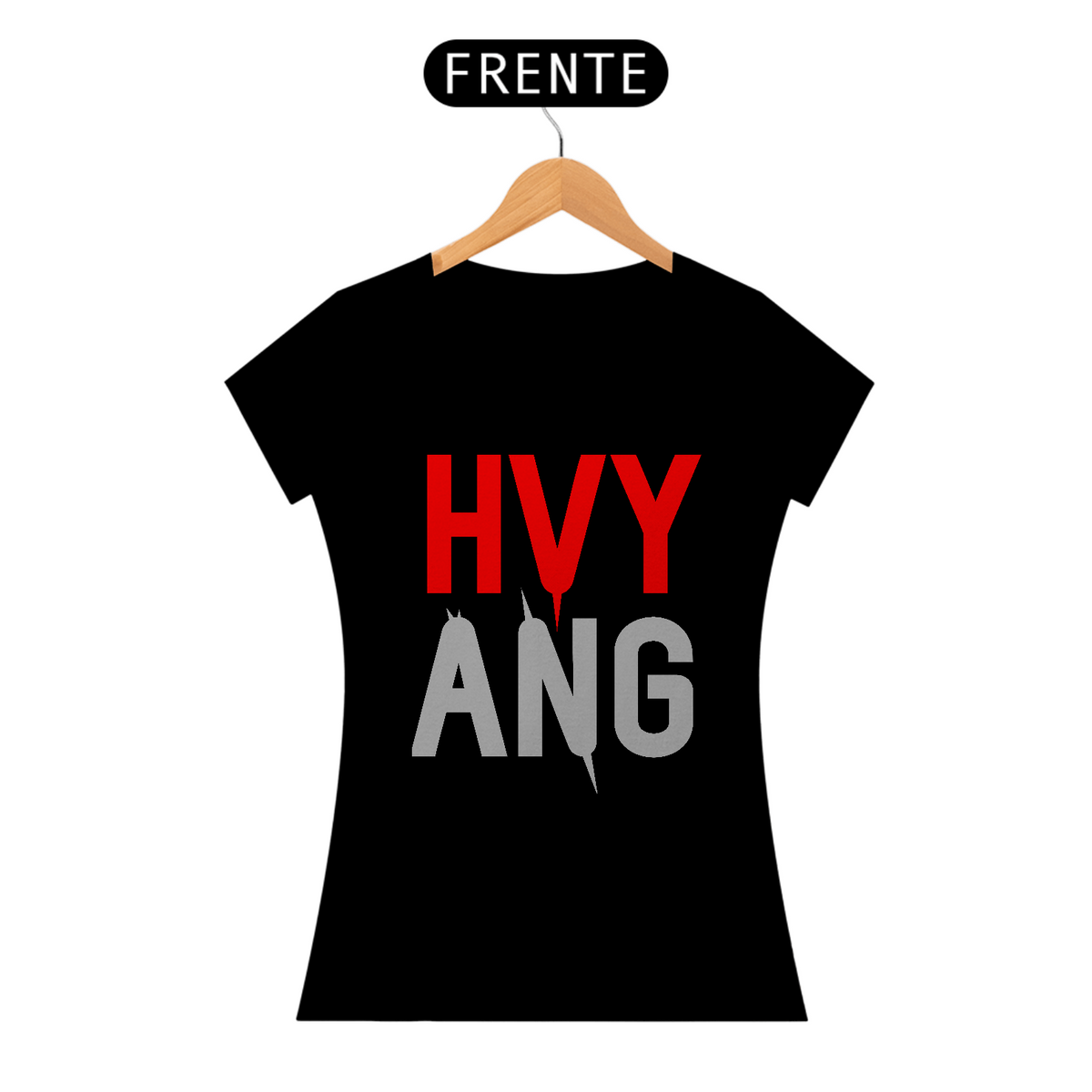 Nome do produto: Camiseta HvyAng no Peito - Feminina