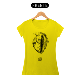 Nome do produtoCamiseta Feminina - Coração + Trilobita