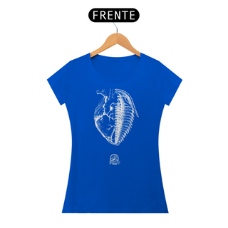 Nome do produtoCamiseta Feminina - Coração + Trilobita