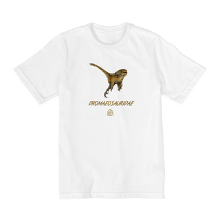 Nome do produtoCamiseta Infantil (2 a 8 anos) Dromaeosauridae em Cor | Ilustração por Leandro Sanches