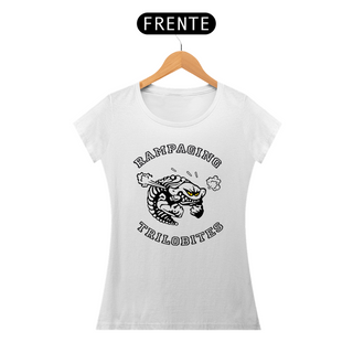 Nome do produtoCamiseta Feminina Rampaging Trilobites - Família Dinossauros