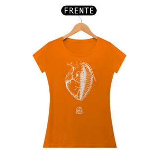 Nome do produtoCamiseta Feminina - Coração + Trilobita