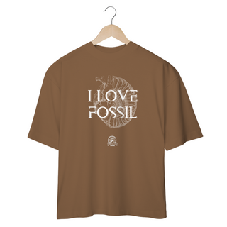 Nome do produtoCamiseta Oversized - I LOVE FOSSIL