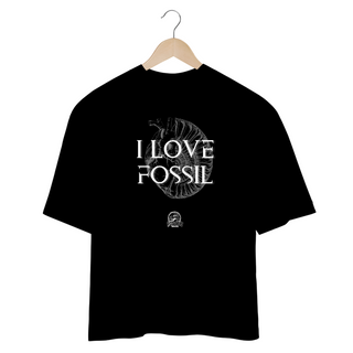 Nome do produtoCamiseta Oversized - I LOVE FOSSIL