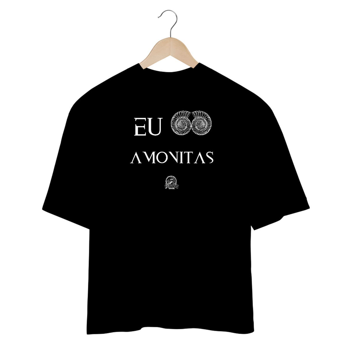 Nome do produto: Camiseta Oversized - EU AMO AMONITAS