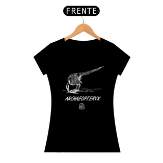 Nome do produtoCamiseta Feminina - Archaeopteryx | Ilustração por Leandro Sanches