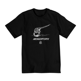 Camiseta Infantil (2 a 8 anos) - Archaeopteryx | Ilustração por Leandro Sanches