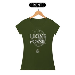 Nome do produtoCamiseta Feminina - I LOVE FOSSIL