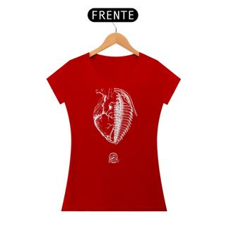 Nome do produtoCamiseta Feminina - Coração + Trilobita