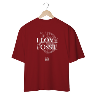 Nome do produtoCamiseta Oversized - I LOVE FOSSIL