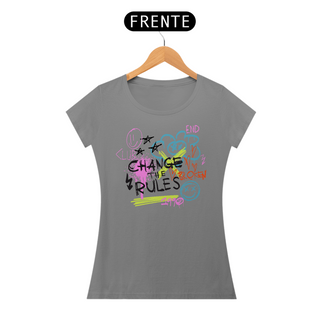 Nome do produtoCamiseta Feminina Change The Rules