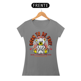 Nome do produtoCamiseta Born To Be Free Urso