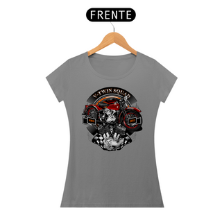 Nome do produtoCamiseta Feminina V-Twin Squad