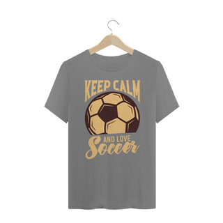 Nome do produtoCamiseta Plus Size Keep Calm Futebol