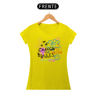 Nome do produtoCamiseta Feminina Change The Rules