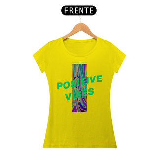 Nome do produtoCamiseta Feminina Positive Vibes