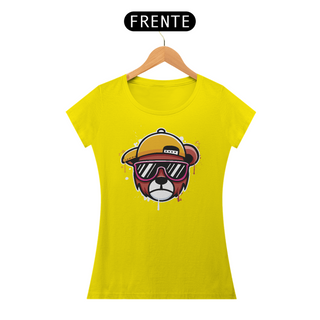 Nome do produtoCamiseta Feminina Urso de Boné