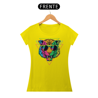 Nome do produtoCamiseta Feminina Tigre Colorido