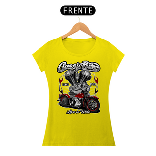 Nome do produtoCamiseta Feminina Bike Live to Ride