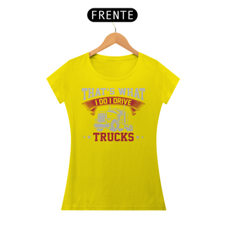 Nome do produtoCamiseta Feminina Drive Trucks