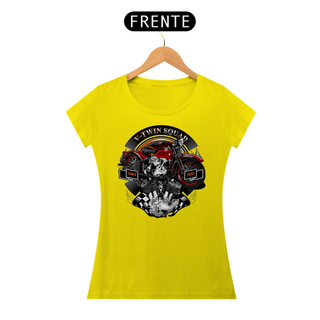 Nome do produtoCamiseta Feminina V-Twin Squad