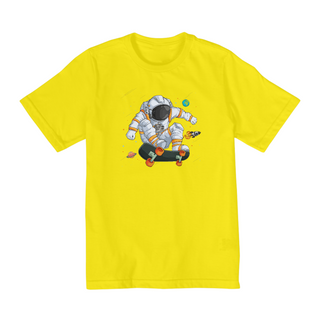 Nome do produtoCamiseta Infantil 10 a 14 anos / Astronauta Skate