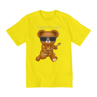 Nome do produtoCamiseta Infantil 10 a 14 anos / Urso Guitarra