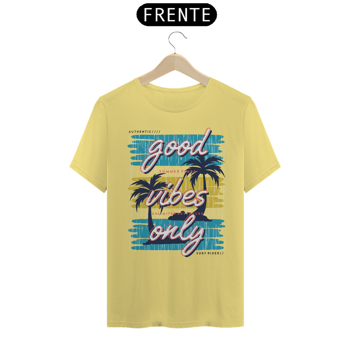 Nome do produto: Camiseta Estonada / Good Vibes Only