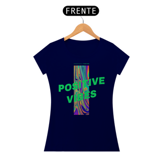 Nome do produtoCamiseta Feminina Positive Vibes