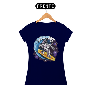 Nome do produtoCamiseta Feminina Surf no Espaço